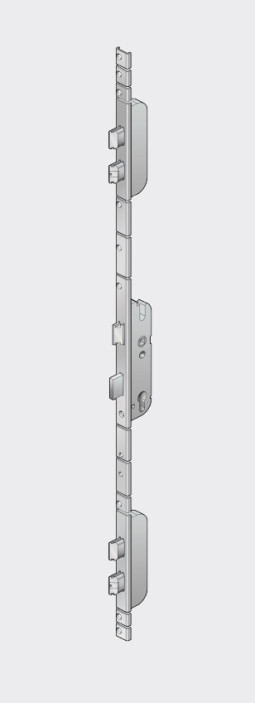 Modell A10.81215 Riegel-Fallenschloss „Safe-Matic”5 selbstverriegelnde Fallenriegel –durch einfaches Zuziehen der Türewird bereits die WiderstandsklasseRC2 erreicht. Durch zusätzliches,manuelles Verriegeln wird derRiegel des Hauptschlosses vorgeschlossenund der Drücker blockiert.Die Entriegelung erfolgt außenmit Schlüssel betätigt und innenmit Drücker betätigt. Modell A10.81215 Riegel-Fallenschloss „Safe-Matic”5 selbstverriegelnde Fallenriegel –durch einfaches Zuziehen der Türewird bereits die WiderstandsklasseRC2 erreicht. Durch zusätzliches,manuelles Verriegeln wird derRiegel des Hauptschlosses vorgeschlossenund der Drücker blockiert.Die Entriegelung erfolgt außenmit Schlüssel betätigt und innenmit Drücker betätigt.
