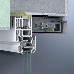 Schüco VentoTherm® Twist elektrisch betriebener Lüfter