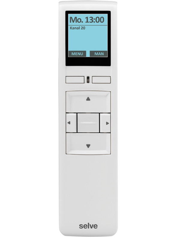  20-Kanal-Funk-Handsender portabler Sender mit Zeitschaltuhrmanuelle Steuerung von 20verschiedenen Einzel- oderGruppenantriebenautomatische Steuerung von mehrerenAntrieben