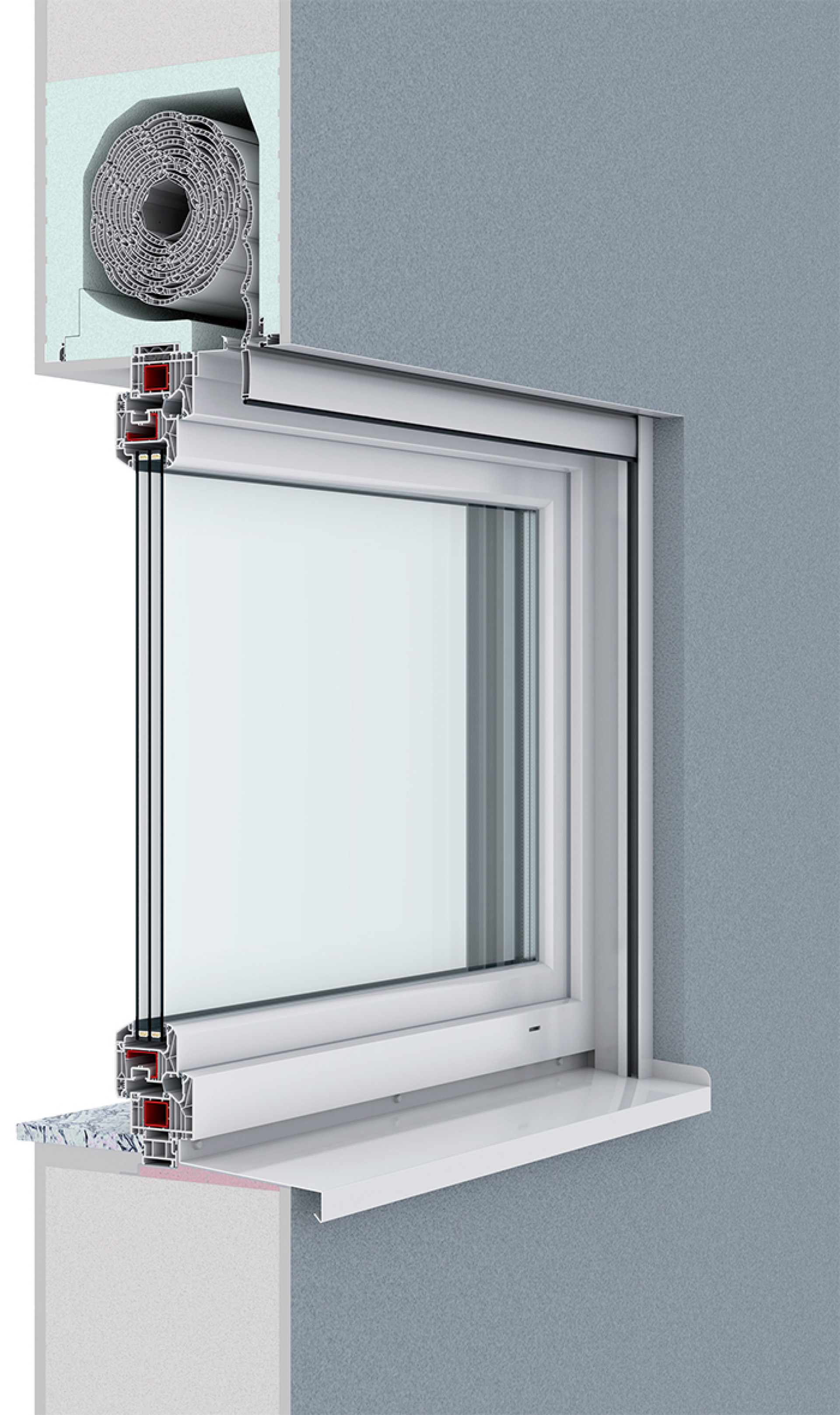 Aufsatzelement eckig raumseitig geschlossen Aufsatzelement eckig raumseitig geschlossen