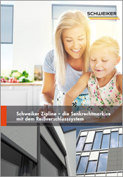 Schweiker Zipline - Senkrechtmarkisen Schweiker Zipline - Senkrechtmarkisen